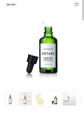Votary super seed facial oil